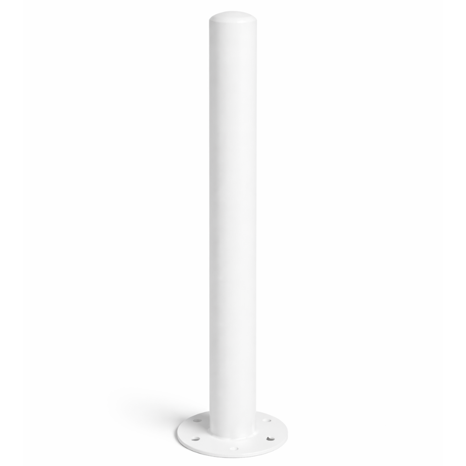 White Safety Bollard