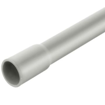 Heavy Duty Rigid Solar Conduit 4 Metre Light Grey