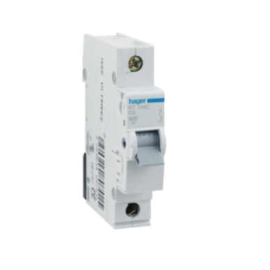 Hager Miniature Circuit Breaker MCB C Curve 1 Pole 10kA- Amperage Options