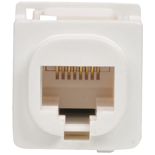 16 Tesla CAT6 RJ45 Data Mech White Suitable For Clipsal Wall Sockets