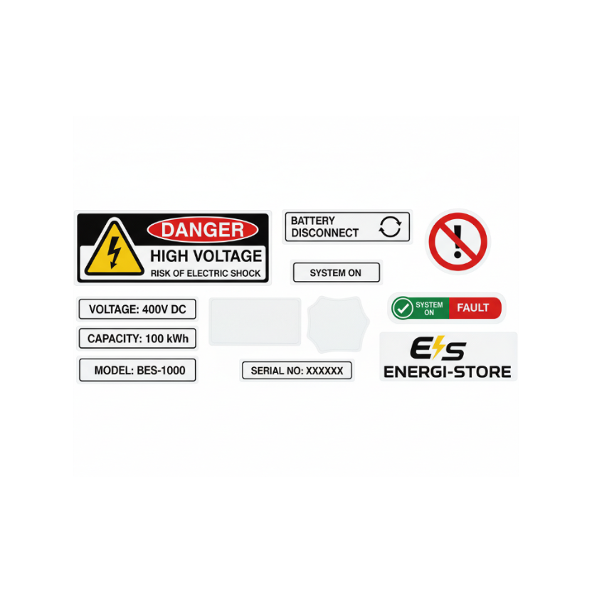 an image of a sticker kit that is made for a battery sytem 