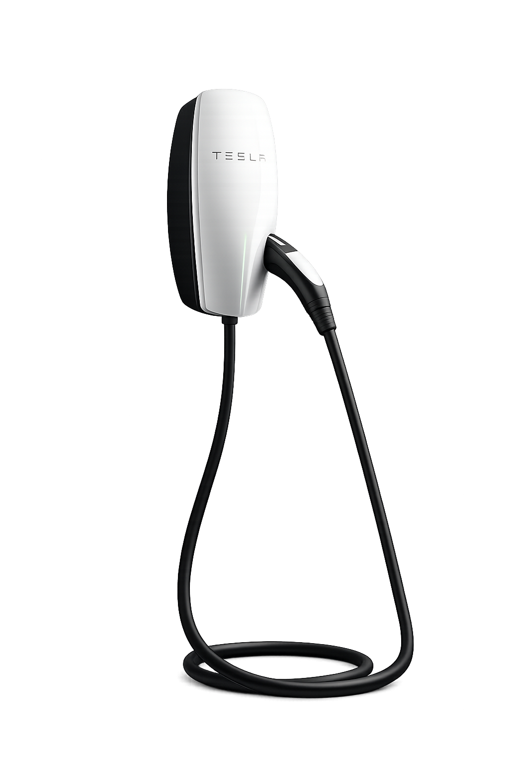 Tesla Gen 3 Wall Connector home EV charger with Type 2 plug